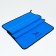 An animal towel is supervating, large, 50 x 100 cm, blue