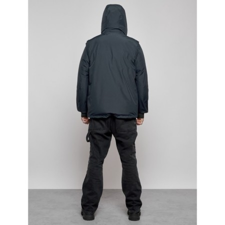 Luy jacket transformer male winter, size 56, dark blue color-3