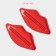 Set of exacerbaters for toothpaste "Lips", 2 pcs, 9.3 × 4.2 cm, red color red