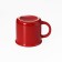 Porcelain share mug "New Year's mood", 380 ml, red color
