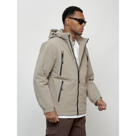 Male spring jacket, size 58, beige color-2
