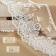 Lace on a grid, 125 mm × 11 ± 1 m, ivory color