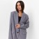 Women's jacket with a cut on the back of MIST size L-XL, color gray