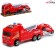 Inertia "evacuation" truck, with a machine, red color