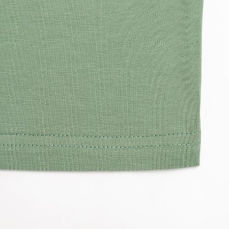 T-shirt shortened female minku: Basic line olive color, river 42-8