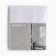 Tulle to the kitchen on a curtain tape 200x160 cm, white, 100% polyester