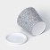 Pot for the flowers of the share "Kracle", 800 ml, the color is gray