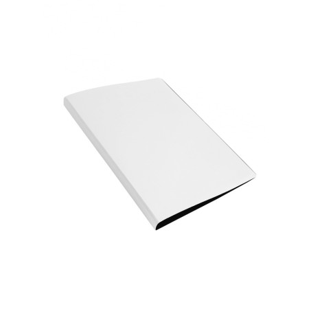Folder with A4 clamp, 700 μm, root 27 mm, calligrata deluxe, inner pocket, up to 180 sheets, milk / black-1