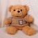 Soft toy "Bear" in the jacket, 28 cm, color mix