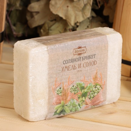 Hat and Solod salt bricket effect of burnt bread 1.35 kg "Dobroparov"