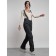 Semi -combinezone ski insulated female winter, size 42, black color