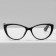 Glasses GA0512 (color: C1 black; diopter: +2; Toning: no)