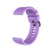 Smart hours strap, 22 mm, silicone, purple
