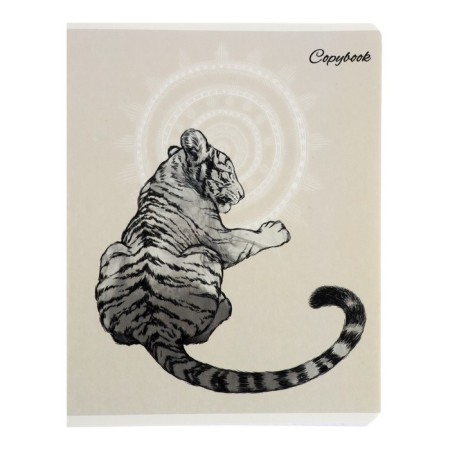 Notebook of 48 sheets in the cage "totem animals", covered cardboard, selective twin-lak, block 65 g/m2, mix-1