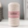 Knitting cord without core 70% cotton, 30% polyester 1mm 200m/60 ± 10g (03- linen)