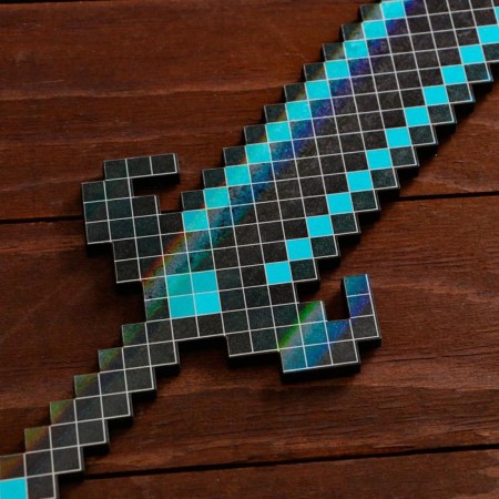 Souvenir wooden sword of the dark elf "Pixel", 37 cm mix-4