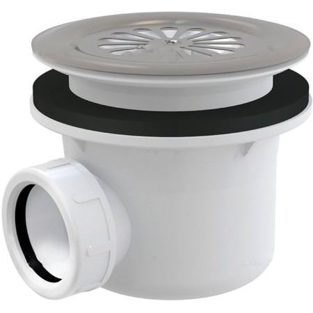 Alcaplast a48 siphon, for a shower pallet, with a stainless grill