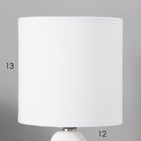 Traffic lamp with lampshade Risalux "Heart", E14, 40 W, White/Black, Figure base, 13 × 13 × 29 cm-4