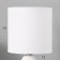 Traffic lamp with lampshade Risalux "Heart", E14, 40 W, White/Black, Figure base, 13 × 13 × 29 cm