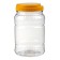 Bank for storing products, plastic, 2 l, color mix