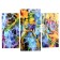 Modular picture "Abstract haze of paints" (2-25x50, 30x60 cm) 60x80 cm