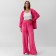Women's costume (sweatshirt and trousers) KAFTAN PLUSHY p. 44-46, fuchsia