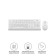 Keyboard + Mouse A4Tech FSTYLER FG1012 CLAV: White Mouse: White USB wireless Multimedia (102943
