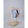 Body Body on buttons with Rant Base anti -ticaras, seams outward, height 62 cm, blue color