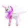 Musical toy "Unicorn", with light and sound, waves wings, white color