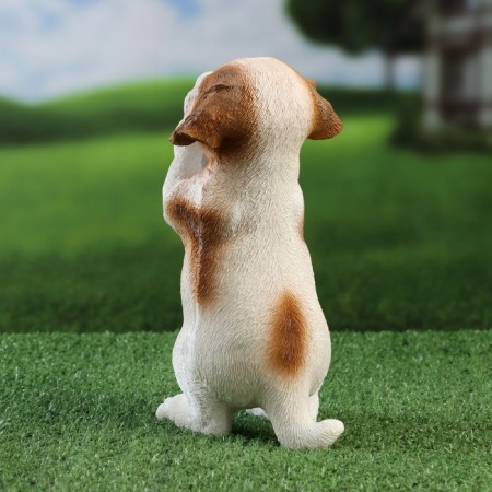 Garden figure "A begging dog" 10x16x22cm-2
