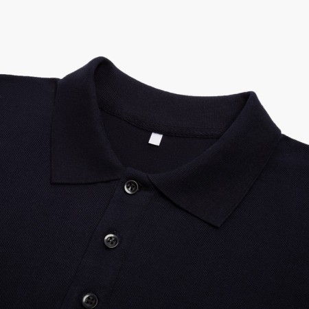 Polo with long sleeve President, size S, color black-8