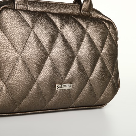Women's bag with lightning, bronze color-2