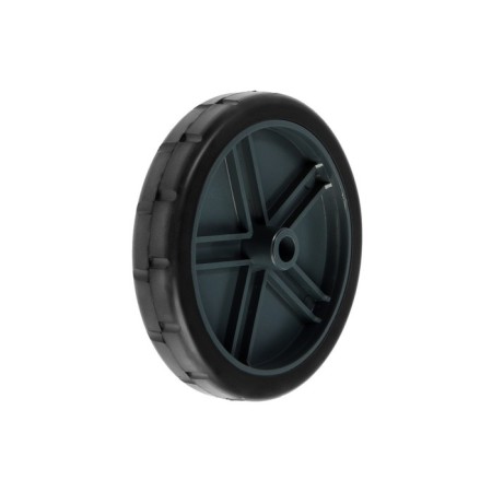 The wheel of the tundra is rubberized d = 100 mm, gray