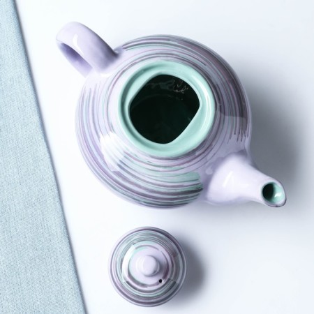 Teapot "Medium crumb" 1l / 13x14cm, lavender-3