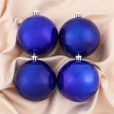 Set of balls plastic D-8 cm, 4 pcs 