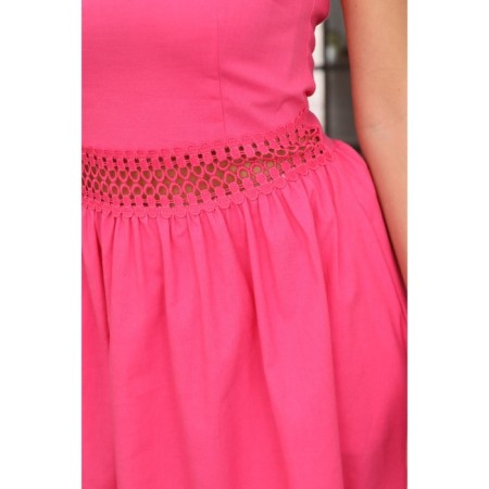 Sarafan female, size 50, pink color-13