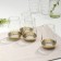 A set of high glass glasses "Electric Gold", 350 ml, 4 pcs