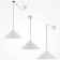 Suspension lamp Maytoni Mod167PL-01W, 1HE27, 40W, 15.5x318 cm, white color