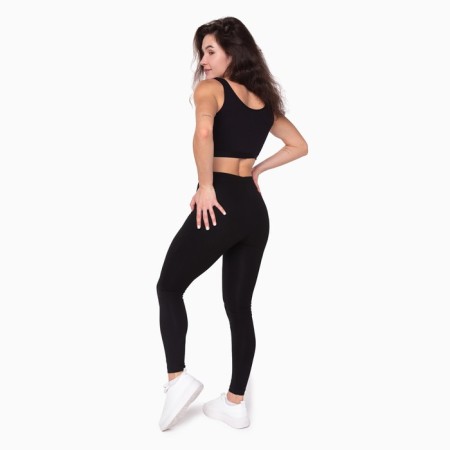Female leggings, black color, size 46-3