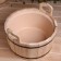 Gang made of linden, 12 l, plastic insert, Russian pattern