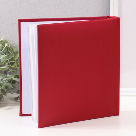 Photo album Deluxe for 200 photos 10x15 cm, boom. Sheets, books. Binding "Cherry"-2