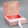 Bearbox Gift Two -way folding, packaging, “peonies”, 20 x 18 x 5 cm
