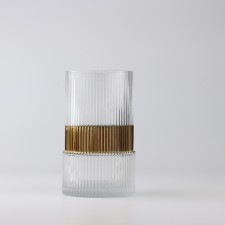 Angel flower vase of transparent glass 16.5 × 10 × 10 cm
