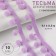Decorative braid with pompons, 25 ± 5 mm, 9.1 ± 0.5 m, lilac color