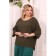 Female jumper, size 58, khaki color