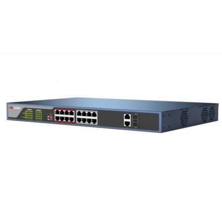 Hikvision DS-3E0318P-E (B), 16x10/100/1000Base-T-2