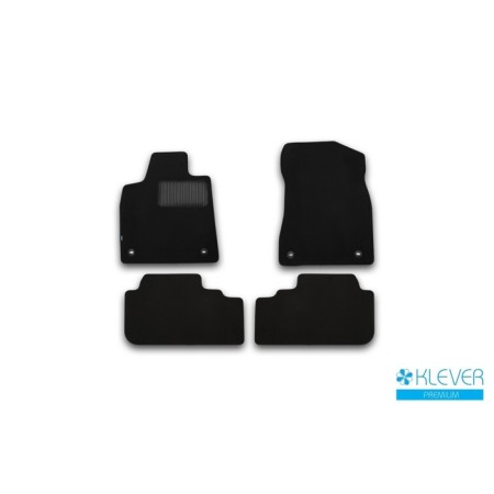Rugs in the cabin Klever Premium Lexus RX 350 2015-2016, cross., 4 pcs. (textile)