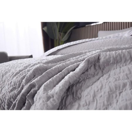 A set with a bedspread "Nadin", size 230x250 cm, 50x70 cm - 2 pcs, color gray-6