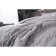 A set with a bedspread "Nadin", size 230x250 cm, 50x70 cm - 2 pcs, color gray