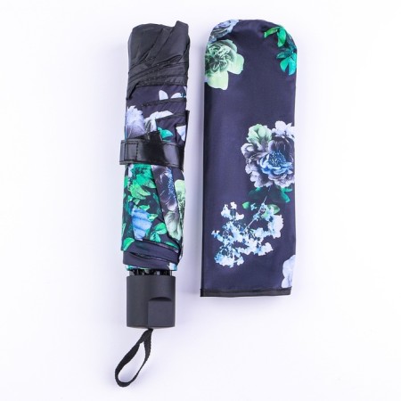 Mechanical “Flowers” ​​umbrella, Eponge, 4 additions, 8 spokes, r = 48 cm, color mix-13